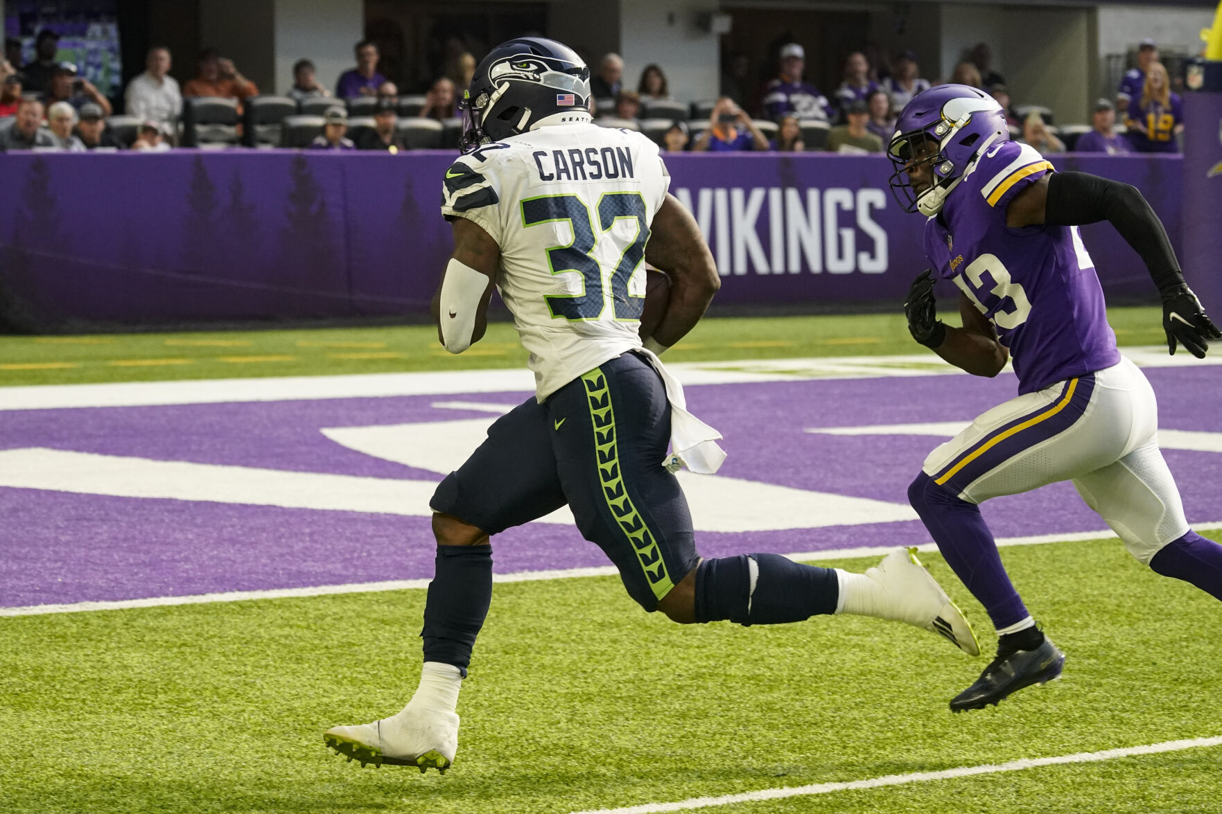 Seahawks Vikings Football